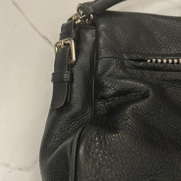 Kate spade black leather cobble purse - Picture 5 of 9